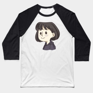 Short hair girl Baseball T-Shirt